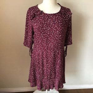 Floral Dress Size M Purple NWT